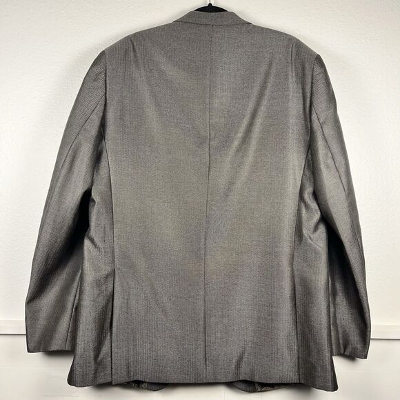 Tazio Italy Mens Light Gray Two Piece Suit Ultra Slim 46L/40 (46L/31) Wool Touch - Picture 2 of 16